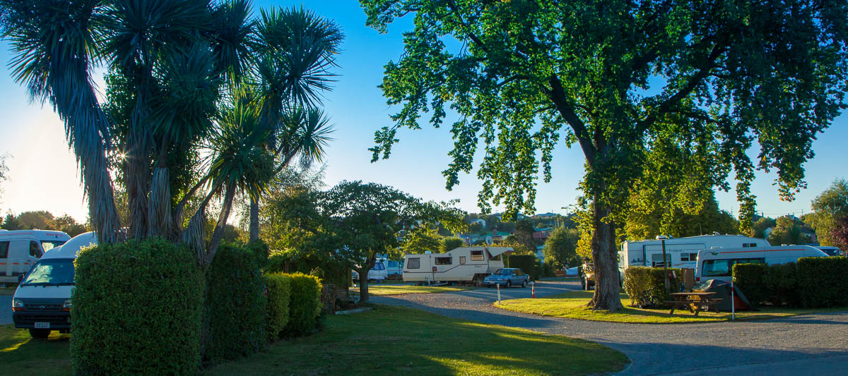 Quiet park setting 